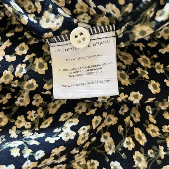 Faithful The Brand Floral Black and White Dress 8 - Picture 15 of 16